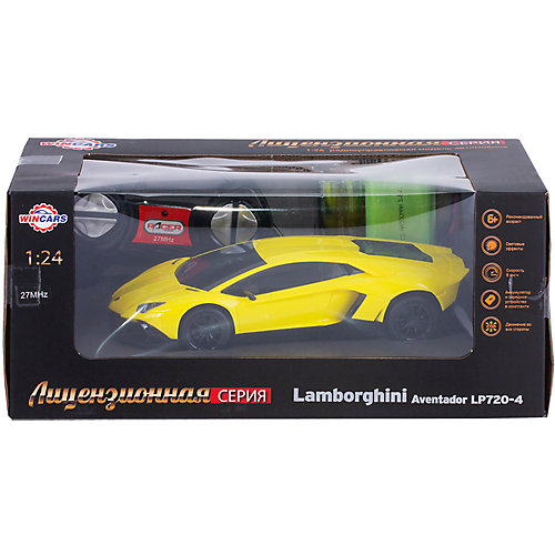 Wincars Lamborghini Aventador LP720-4 на радиоуправлении, желтый от Wincars