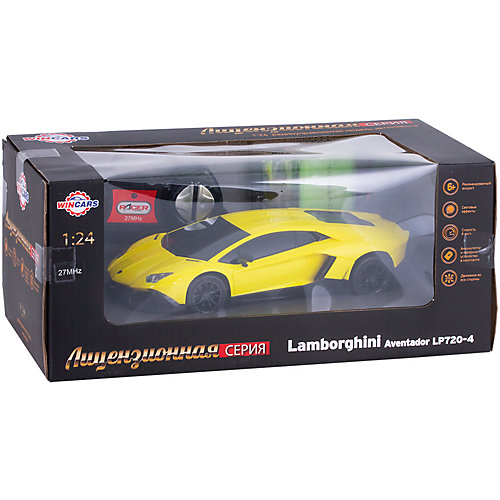 Wincars Lamborghini Aventador LP720-4 на радиоуправлении, желтый от Wincars