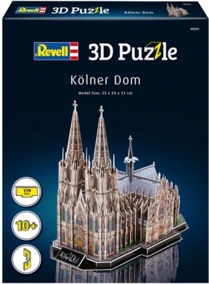 Kölner Dom 3D Holzbausatz Holz Köln Sehenswürdigkeit Gebäude Steckpuzzle Bauwerk 