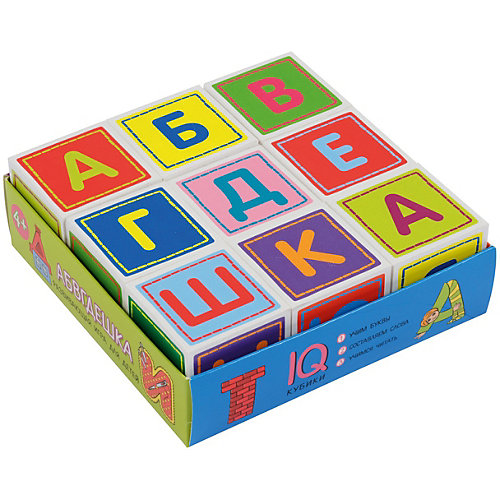 IQ Кубики "Абвгдешка" от АЙРИС-пресс