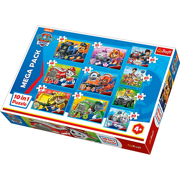 10in1 Puzzle Paw Patrol 35 48 Teile Exklusiv Bei Mytoys Paw Patrol Mytoys