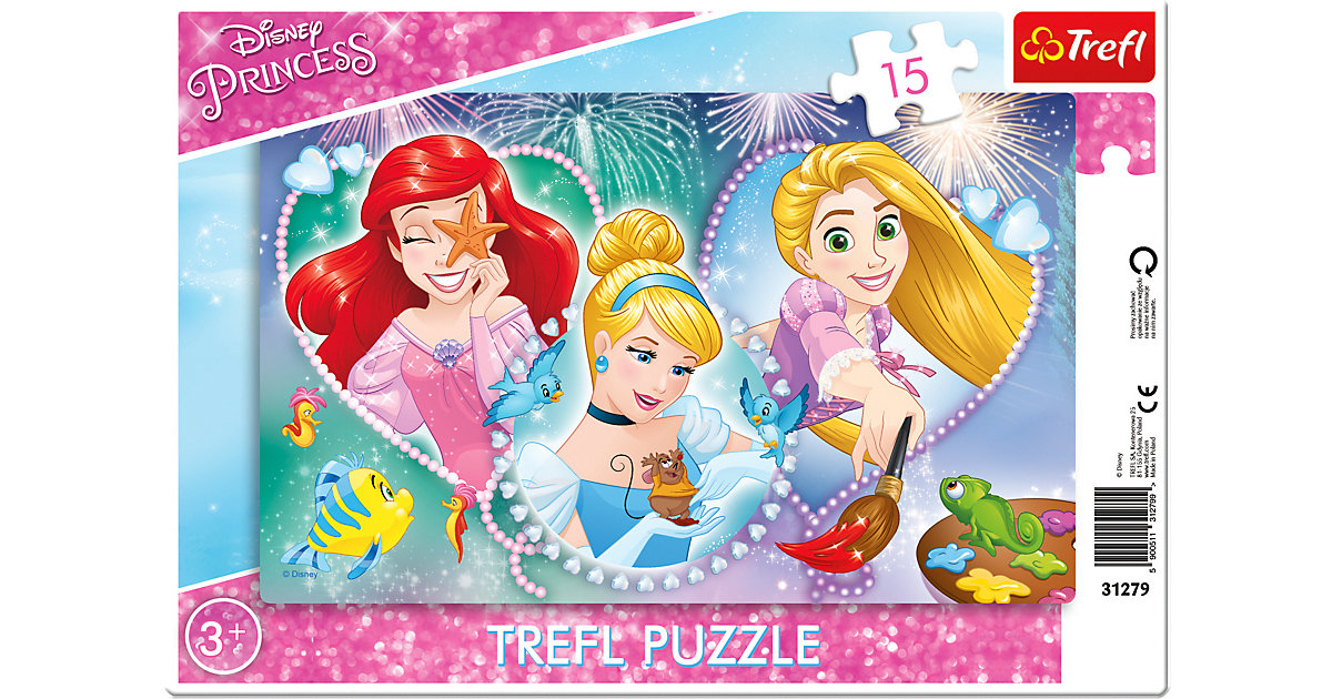 Rahmenpuzzle 15 Teile - Disney Princess
