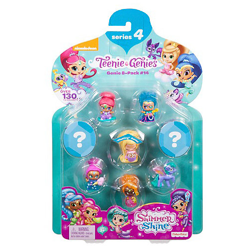 Набор фигурок Fisher-Price Shimmer&Shine "Тини Джинники" Набор № 14, 8 шт от Mattel