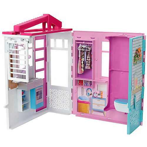 Раскладной домик Barbie с аксессуарами от Mattel