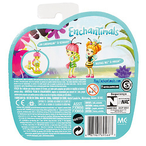 Игровой набор Enchantimals "Парк лепестков" Кей Гусеница и Беатрис Пчёлка от Mattel