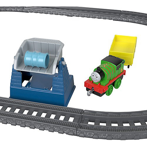 Железная дорога Fisher-Price Thomas and Friends Track Master Перси доставляет груз от Mattel