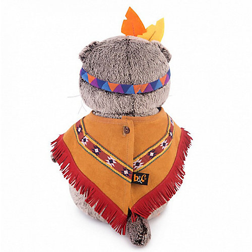 Мягкая игрушка Budi Basa Кот Басик в костюме индейца, 25 см от Budi Basa
