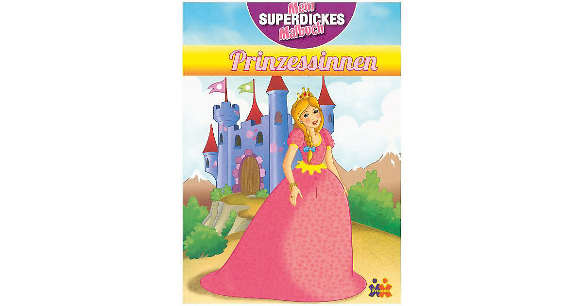 Buch - Mein superdickes Malbuch: Prinzessinnen