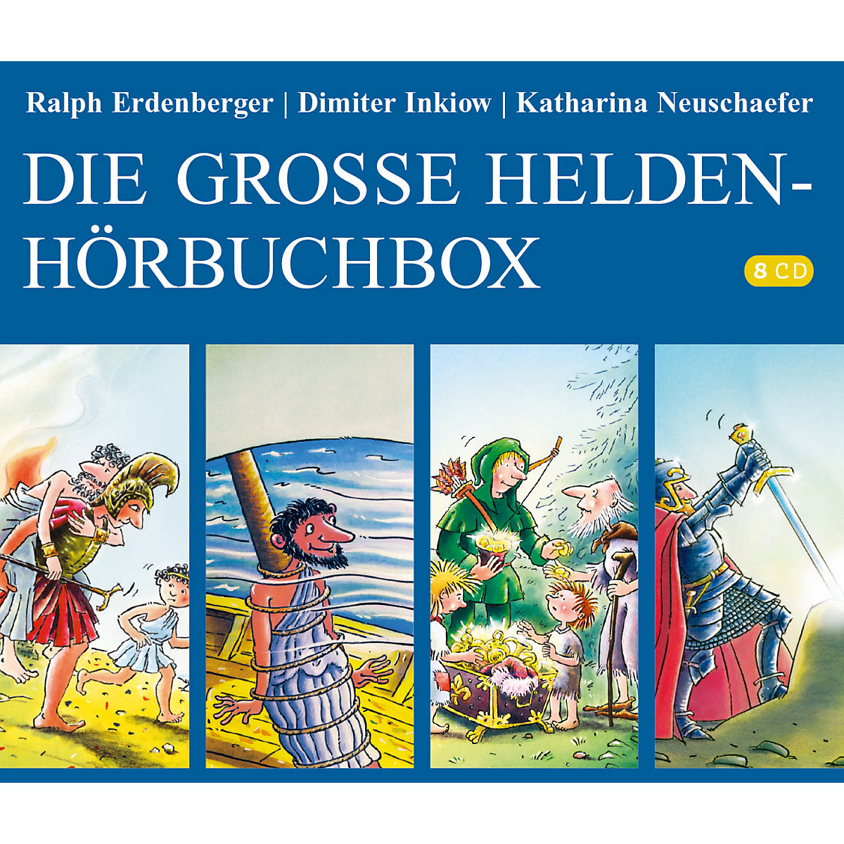 Die große Helden-Hörbuchbox 6 Audio-CDs
