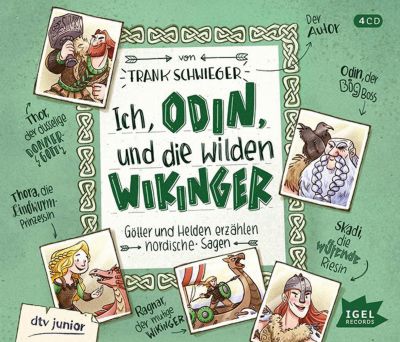 Ich, Odin, und die wilden Wikinger, 4 Audio-CDs H�rbuch