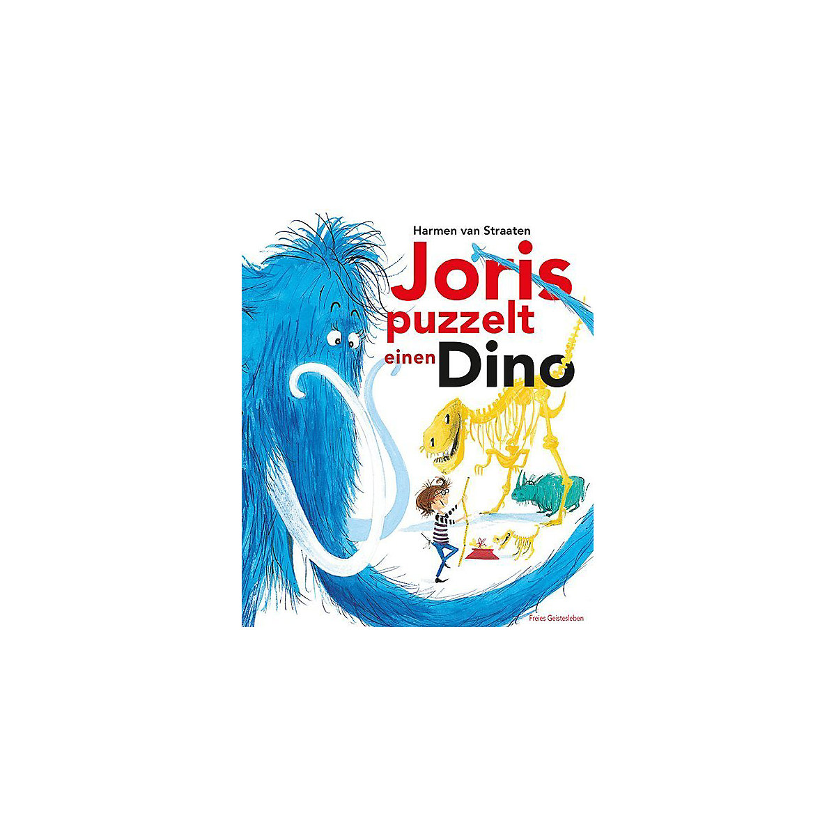 Joris puzzelt einen Dino