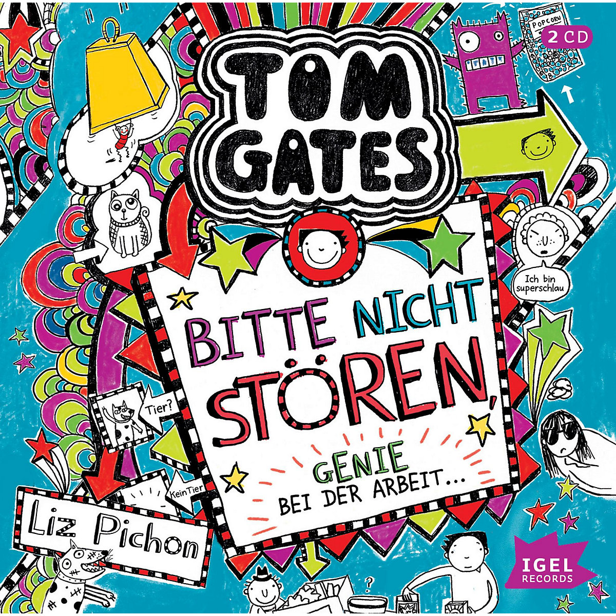 Tom Gates: Bitte nicht stören Genie bei der Arbeit 2 Audio-CDs