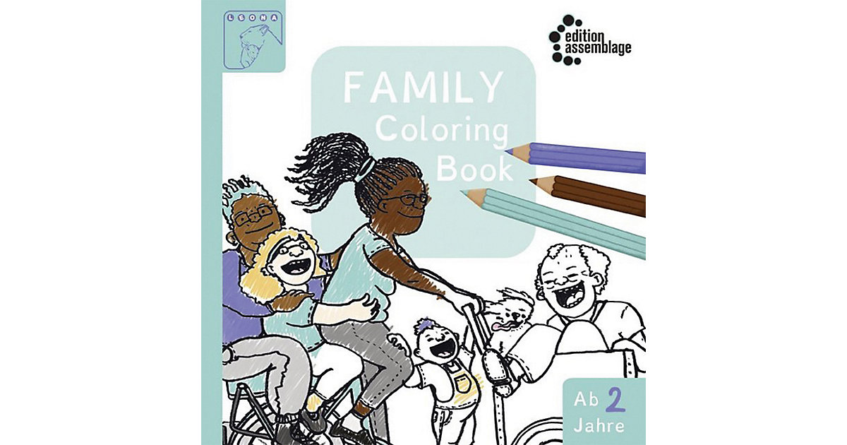 Buch - FAMILY Coloring Book