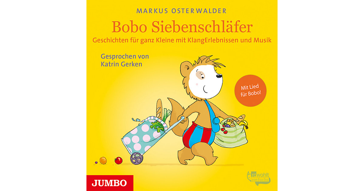 Bobo Siebenschläfer: Geschichten ganz Kleine mit KlangErlebnissen und Musik, 1 Audio-CD Hörbuch Kinder