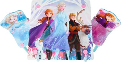 Disney Die Eiskönigin Frozen Sitzhocker Sitztruhe rund mit Stauraum für Kinder 