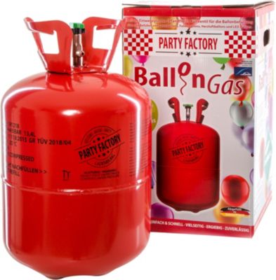 Heliumgas-Set Baby Boy mit 50er Ballongas 20 Luftballons und 11 Folienballons 