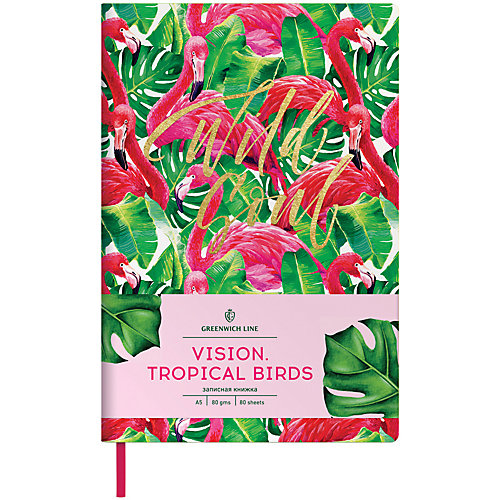 Записная книжка Лайт Greenwich Line Vision.Tropicalbirds, А5 от Greenwich Line