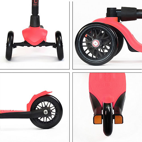 Трехколесный самокат Buggy Boom Alfa Model, коралловый от Buggy Boom