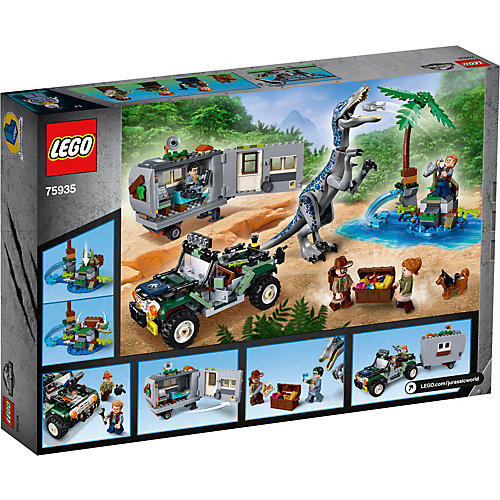 Конструктор LEGO Jurassic World 75935: Поединок с бариониксом: охота за сокровищами от LEGO