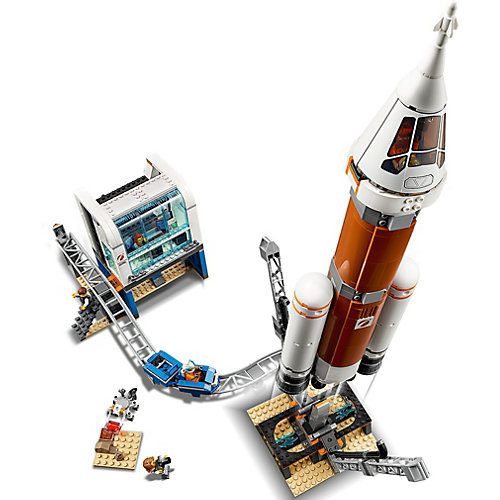 Конструктор LEGO City Space Port 60228: Ракета для запуска в далекий космос и пульт управления запуском от LEGO