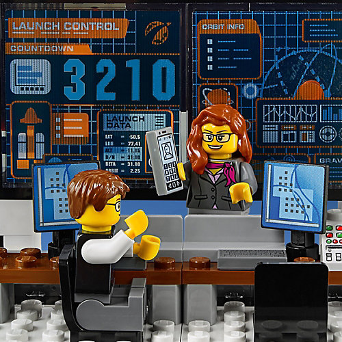 Конструктор LEGO City Space Port 60228: Ракета для запуска в далекий космос и пульт управления запуском от LEGO