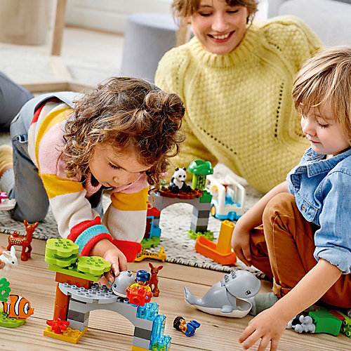 Конструктор LEGO DUPLO Town 10907: Животные мира от LEGO