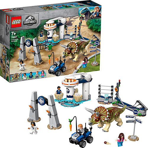 Конструктор LEGO Jurassic World 75937: Нападение трицератопса от LEGO