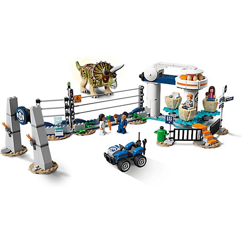 Конструктор LEGO Jurassic World 75937: Нападение трицератопса от LEGO