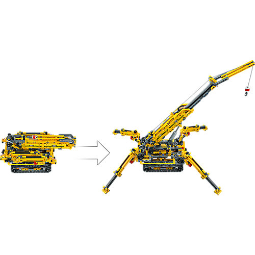 Конструктор LEGO Technic "Мостовой кран", 920 деталей, арт 42097 от LEGO