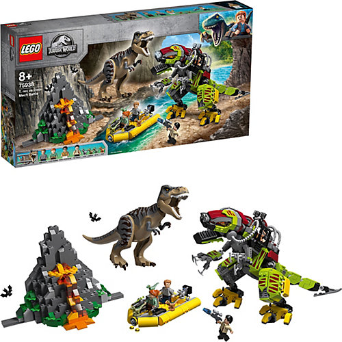 Конструктор LEGO Jurassic World 75938: Бой тираннозавра и робота-динозавра от LEGO