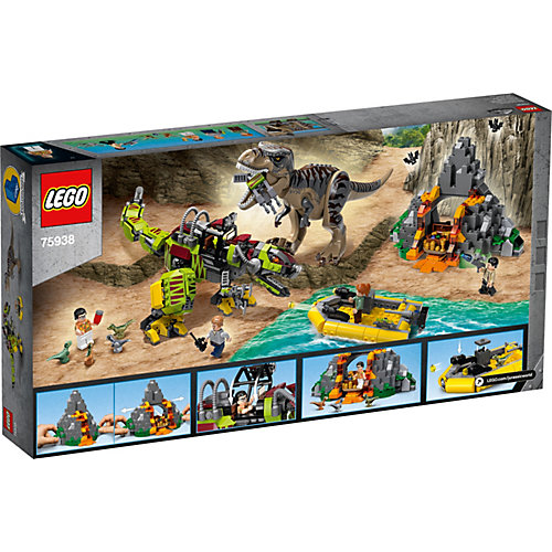 Конструктор LEGO Jurassic World 75938: Бой тираннозавра и робота-динозавра от LEGO