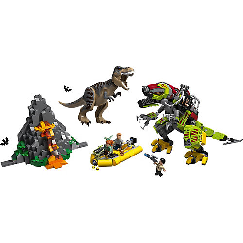 Конструктор LEGO Jurassic World 75938: Бой тираннозавра и робота-динозавра от LEGO