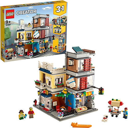 Конструктор LEGO Creator 31097: Зоомагазин и кафе в центре города от LEGO