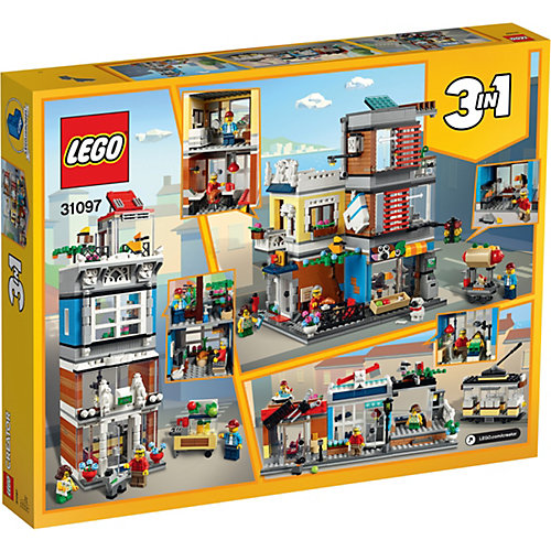 Конструктор LEGO Creator 31097: Зоомагазин и кафе в центре города от LEGO