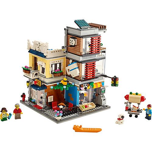 Конструктор LEGO Creator 31097: Зоомагазин и кафе в центре города от LEGO