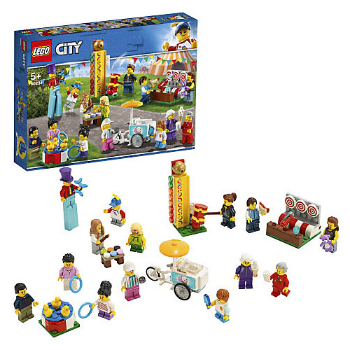 Конструктор LEGO City Town 60234: Комплект минифигурок "Весёлая ярмарка" от LEGO