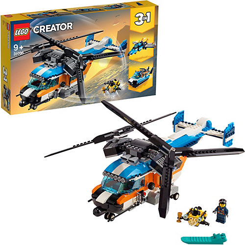 Конструктор LEGO Creator 31096: Двухроторный вертолёт от LEGO