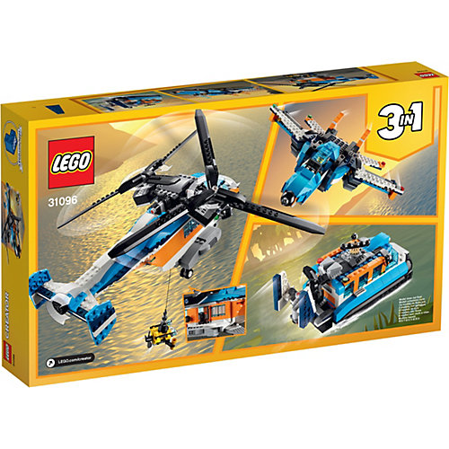 Конструктор LEGO Creator 31096: Двухроторный вертолёт от LEGO