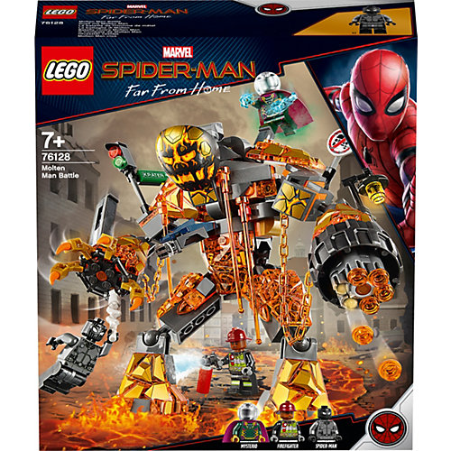 Конструктор LEGO Super Heroes 76128: Бой с Расплавленным Человеком от LEGO