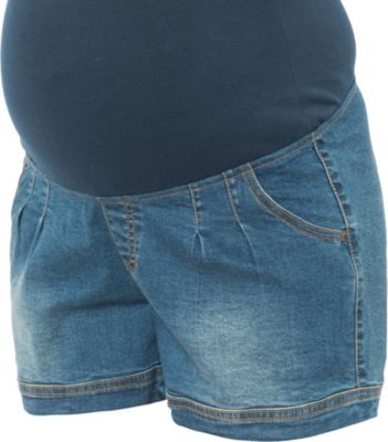 Umstandsjeansshorts WILLA blue denim Gr. 36 Damen Kinder