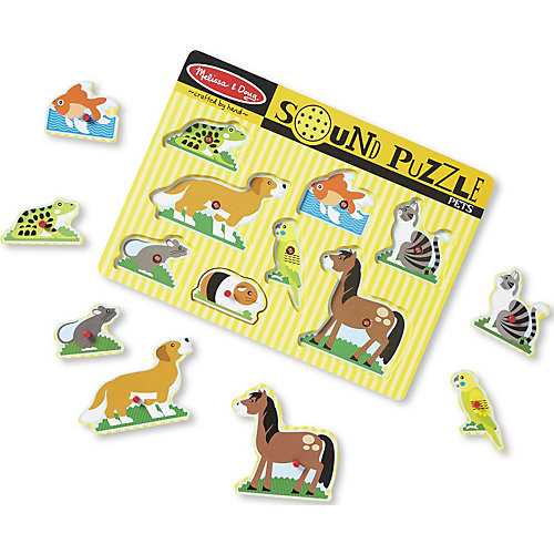 Пазл со звуком Melissa & Doug, Домашние животные от Melissa & Doug