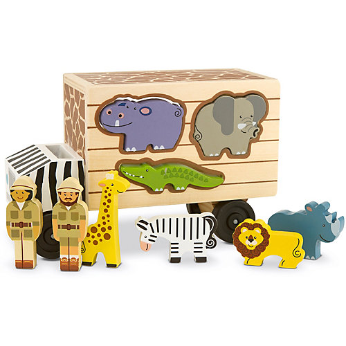 Сортер Melissa & Doug "Классические игрушки", Грузовик Сафари от Melissa & Doug
