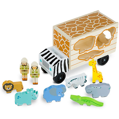 Сортер Melissa & Doug "Классические игрушки", Грузовик Сафари от Melissa & Doug