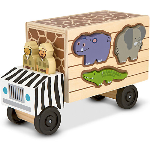 Сортер Melissa & Doug "Классические игрушки", Грузовик Сафари от Melissa & Doug