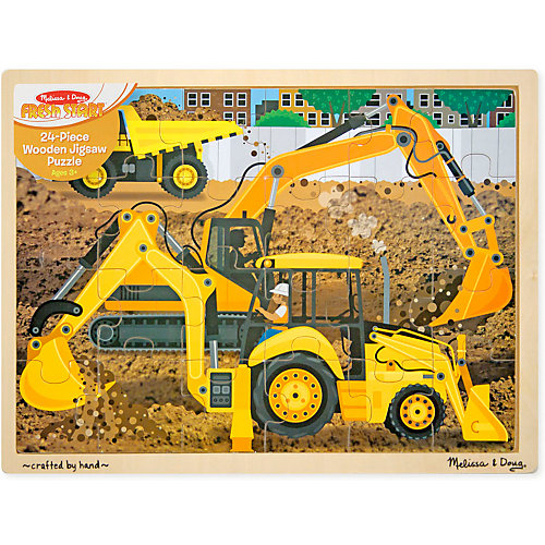 Напольный пазл Melissa & Doug, Строительная площадка от Melissa & Doug