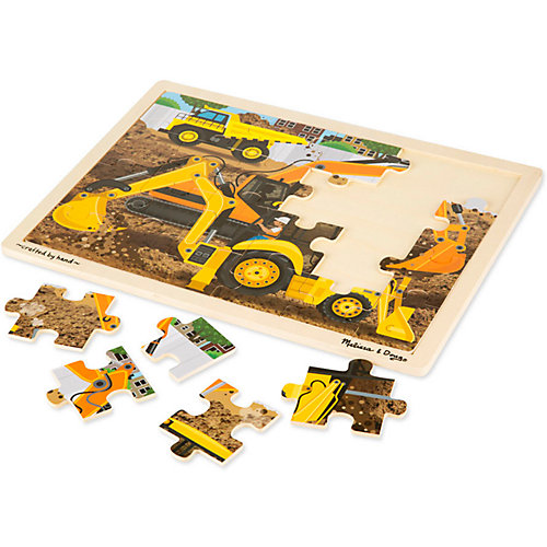 Напольный пазл Melissa & Doug, Строительная площадка от Melissa & Doug
