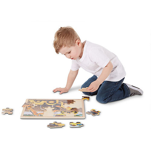 Напольный пазл Melissa & Doug, Строительная площадка от Melissa & Doug