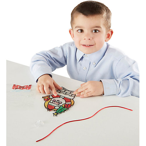 Витраж Melissa & Doug "Творчество", Санта Клаус от Melissa & Doug