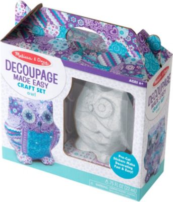 Декупаж Melissa & Doug "Творчество", Сова