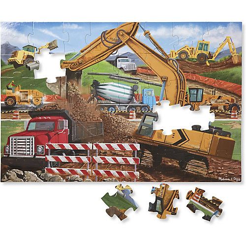 Напольный пазл Melissa & Doug, Строительная площадка от Melissa & Doug